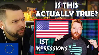European Reacts to 10 Crazy Things a European person noticed about AMERICA