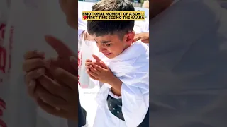 kid seeing kaaba for the first time🕋😭 #shorts #shortvideo #youtubeviews #yt #makkah #kaaba #viral