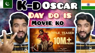 Pakistani Boy Reacts To KD - The Devil | Title Teaser | Hindi Movie | Prem's |Dhruva Sarja #kd#react