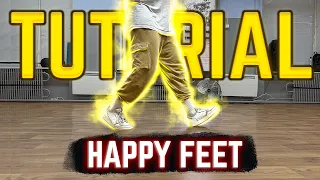 SHUFFLE TUTORIAL BASIC HOW TO SHUFFLE Easy Steps for Beginners HAPPY FEET