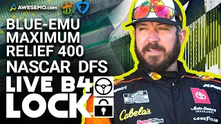 DraftKings & FanDuel NASCAR DFS Picks | 2022 Blue-Emu Maximum Pain Relief 400| Live Advice & Tips