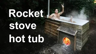 Rocket Stove Hot Tub - How I Made It