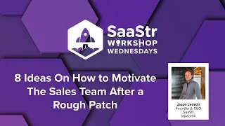 Workshop Wednesday: LIVE with SaaStr CEO and Founder Jason Lemkin