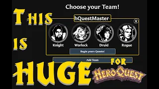hQuestMaster IS HERE || You Can Now SOLO PLAY Your hQuestBuilder HEROQUEST Campaigns...