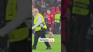 Alejandro Garnacho was devastated after Man United’s loss to Galatasaray in the Champions League 💔