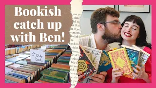 Bookish catch up with my husband 📚 Book haul & reading update | Independent Bookshop Week