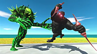 Plant Scourge vs Assassin Goro Evolution in Plant Arena - Animal Revolt Battle Simulator