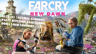 "Far Cry New Dawn" QL2X (I7 7820hq)+RTX2060 Тест производительности