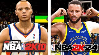 3-Pointer Stephen Curry In Every NBA2K