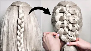 Простые и красивые Прически на длинные волосы. Easy hairstyles for long hair.