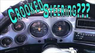 How To Straighten The Steering wheel On Your Chevy C10 Silverado If It's Not Centered!