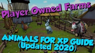 1-99/120 Player Owned Farms XP Guide [Runescape 3] Updated for 2020