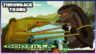 Godzilla Vs Crustacean Rex | Godzilla®: The Series | Throwback Toons