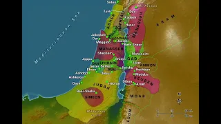 map 12 tribes of israel