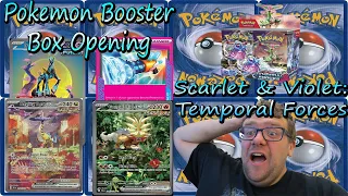 THIS ARTWORK IS INSANE! Pokemon TCG Scarlet & Violet Temporal Forces Booster Box Opening! #2