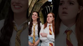 If ​⁠Silvia and I attended Hogwarts (with @ailaughatmyownjokes) #hogwarts #skit #harrypotter