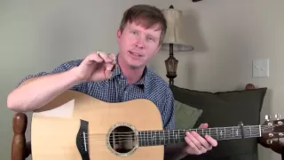 Red Haired Boy on Guitar Free Bluegrass Flatpicking Lesson