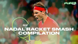 Rafa Nadal Racket Smash Compilation ᴴᴰ