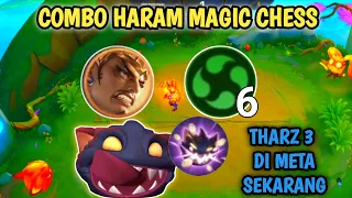 GATOTKACA ELEMENTALIST COMBO HARAM ‼️HOW TO PLAY THE LATEST THARZ SKILL 3 #magicchess #tharz3