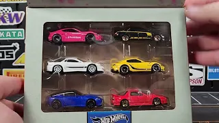 Unboxing: 2024 Hotwheels Premium Silver Label - JDM 6 Car Box Set