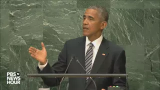 Watch President Obama deliver his final speech at United Nations