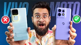 Moto Edge 50 Pro vs vivo V30 *Full Comparison* ⚡ Best Camera Phone Under 30K? 😱