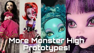 The World of Monster High Prototypes! Hand painted dolls, 3D printed doll heads and more!