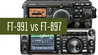 Недоработанный FT-897 и FT-991. Сравнение работы в полях. Два разных поколения Yaesu.