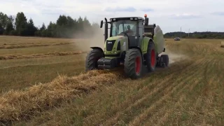 Трактор CLAAS ARION 640 + пресс-подборщик VARIANT 385