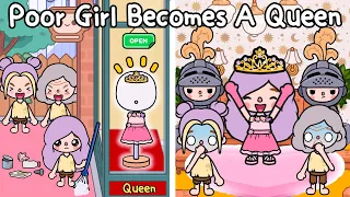 Poor Girl Becomes A Queen 😱💅🏻👑 Sad Story | สาวยากจนกลายเป็นราชินี👸🏻 | Toca Life Story | Toca Boca