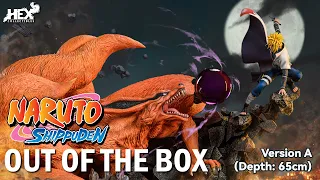 HEX Collectibles Out of the Box: Namikaze Minato vs Kurama Ultimate Diorama Statue Pro | Version A