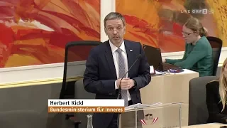 Herbert Kickl - Anfragebeantwortung zum BVT - 19.3.2018