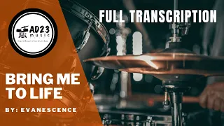 HOW TO PLAY BRING ME TO LIFE ON DRUMS | BY: EVANESCENCE | RD Drums Method Songbook