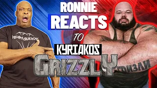 Ronnie Coleman REACTS to Kyriakos Grizzly's CRAZY A$$ Lifts