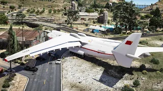 Russian Pilot Accidentally Lands China's Antonov An-225 On City Street | GTA 5