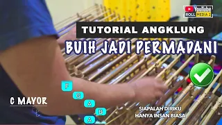Tutorial Angklung Mudah - BUIH JADI PERMADANI (Not Angklung, Pianika, Piano Gratis) Roll Media 2
