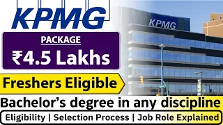 KPMG Recruitment 2024 | Job Vacancy 2024 | Job Vacancy 2023 | KPMG Biggest Off campus Drive