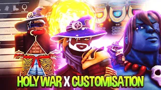 Holy War X Customisation Menu Showcase
