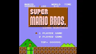 Super Mario Bros. custom level -  one screen puzzle