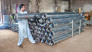 Process of Making Industrial Steel Pipe | Factory Mass Production Process