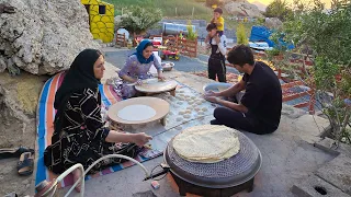 Traditional Nomadic Bread Making with Ajav, Mahin, and Milad