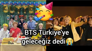 BTS'E Türkiye'ye geleceğiz dedirttik. SONUNDAAAA🥳🇹🇷