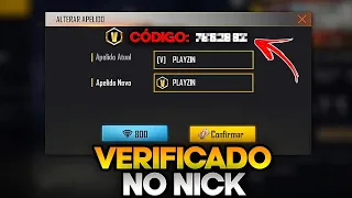 COMO COLOCAR O VERIFICADO NA SUA CONTA DO FREE FIRE AGORA!!