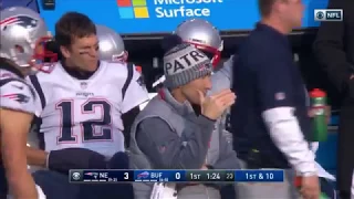 Tony Romo Narrates Brady's Sideline Argument w/ McDaniels | Patriots vs. Bills | NFL Wk 13