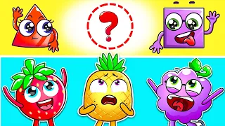 Rescue Funny Shapes Song 😱 | Learn Shapes Circle, Square, Triangle| YUM YUM Kids Songs