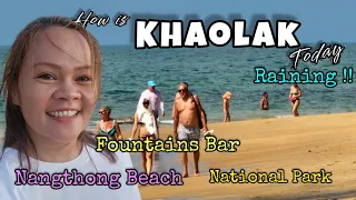 Raining in January!  How is Khao Lak today? Bangnieng | Nangthong Beach Khao Lak Thailand