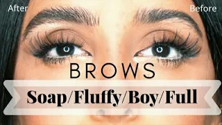 Soap/Fluffy/Boy/Full Brows