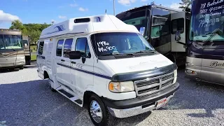 SOLD! 1996 Leisure Travel Freedom Widebody Class B Gas Camper Van, Queen Bed, Clean $16,900