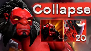 Collapse рубит на Аксе, 21 килл, 70 брони! - Axe DOTA 2