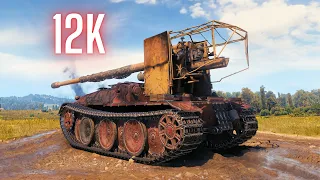 World of Tanks Grille 15  - 12K Damage & 11K & 10.9K & 10.5K & 10K